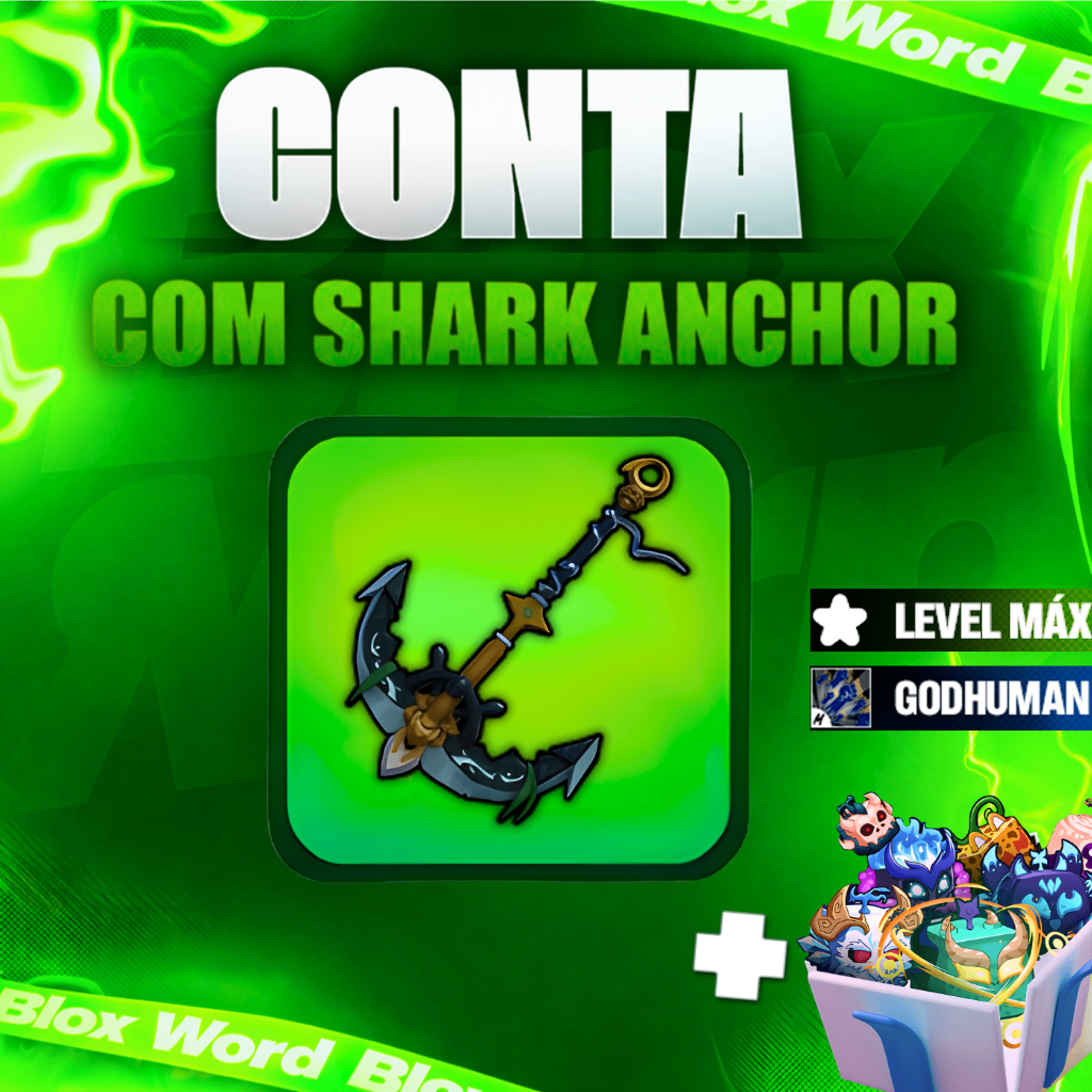 GOD + SHARK ANCHOR + 1 MITICA